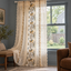 Style A floral ivory lace curtain — hero view