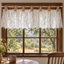 White floral lace valance - scene-hero
