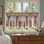 Burlap and Lace Rod-Pocket Valance - styled product view