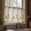 Sunflower Embroidered Cafe Curtain - product view 1