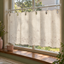 Embroidered scalloped cafe curtain - hero