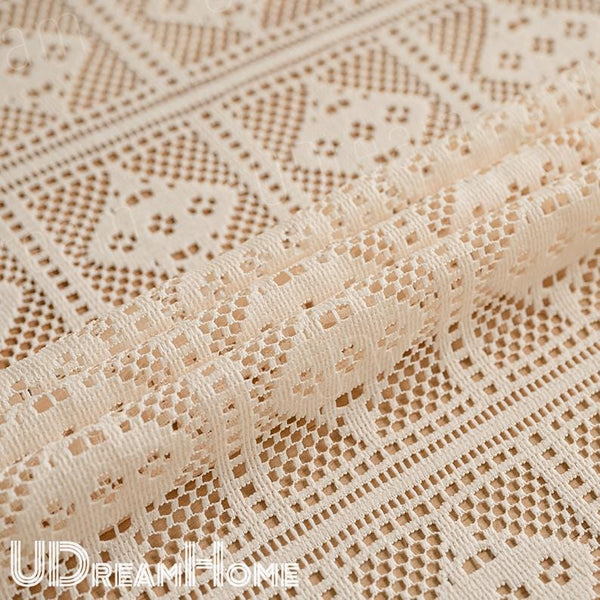 Boho Farmhouse Kitchen Cafe Curtains – styled display view