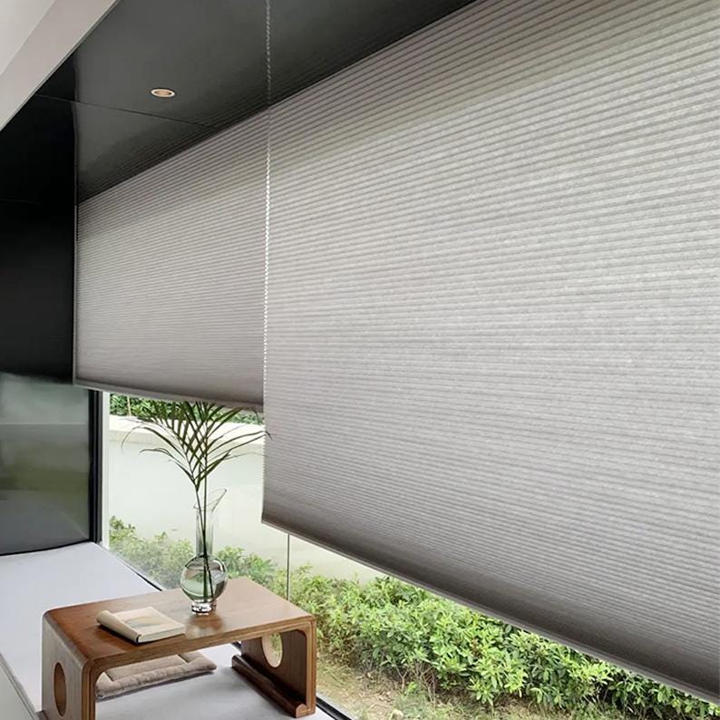 Custom Cordless Honeycomb Shades – Easy Install Secondary image