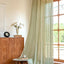 Green Boho Curtain Panel