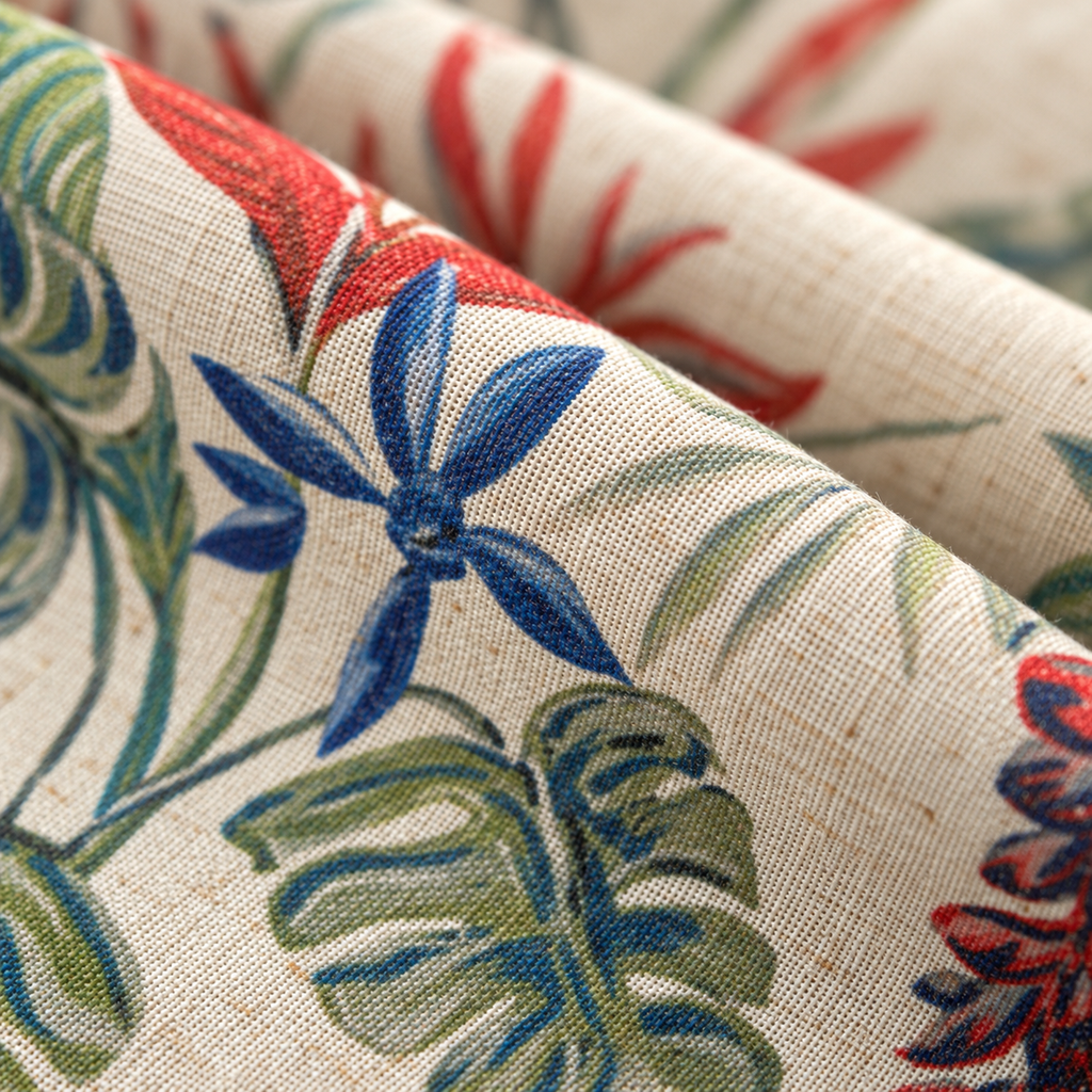 Floral Cafe Curtain Panel - product view 3