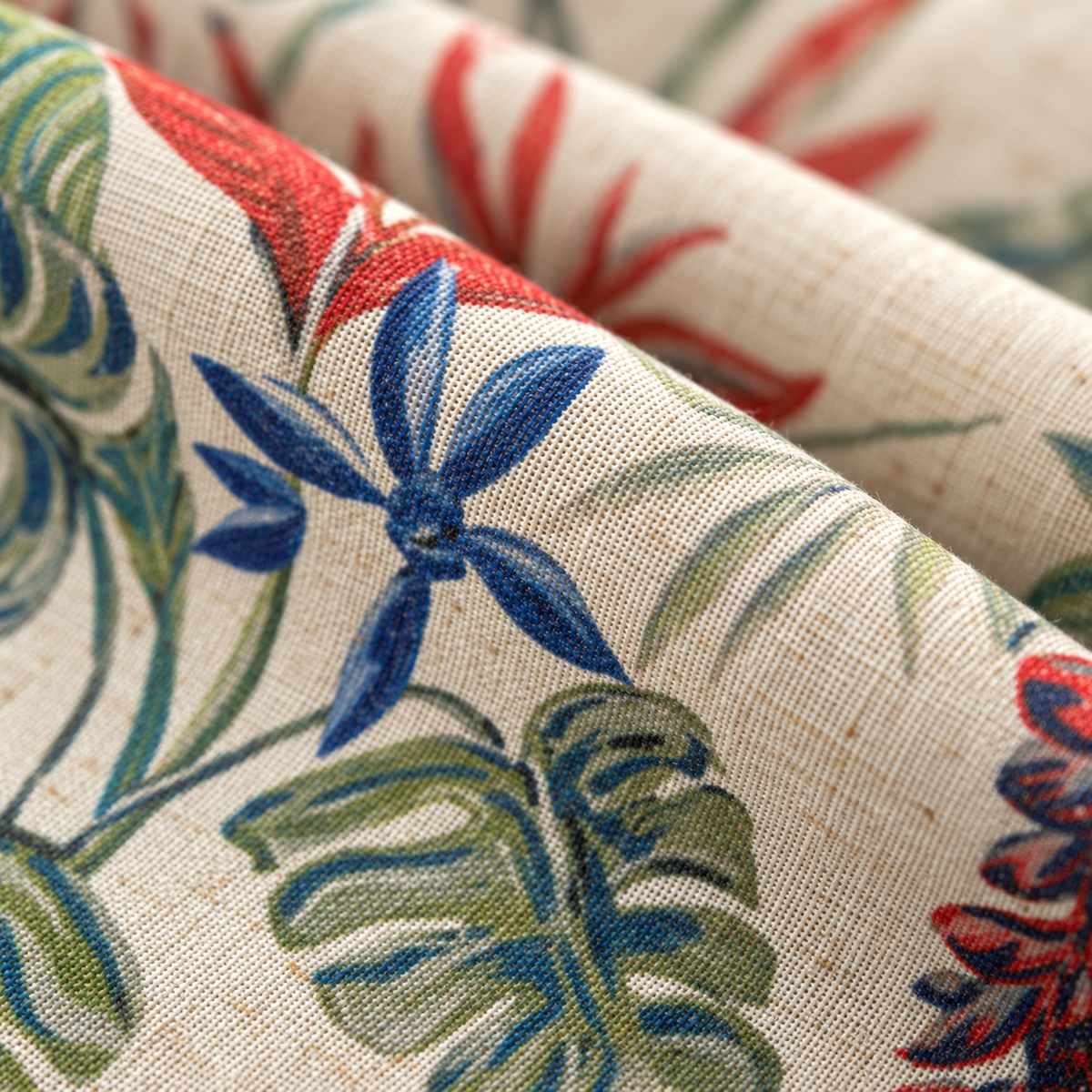 Floral Cafe Curtain Panel - product view 3