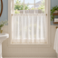 Snowflake Embroidered Lace Cafe Curtain - styled product view