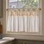 White French Country Lace Cafe Curtain - product view 1