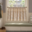 Green Floral Cafe Curtain - styled product view