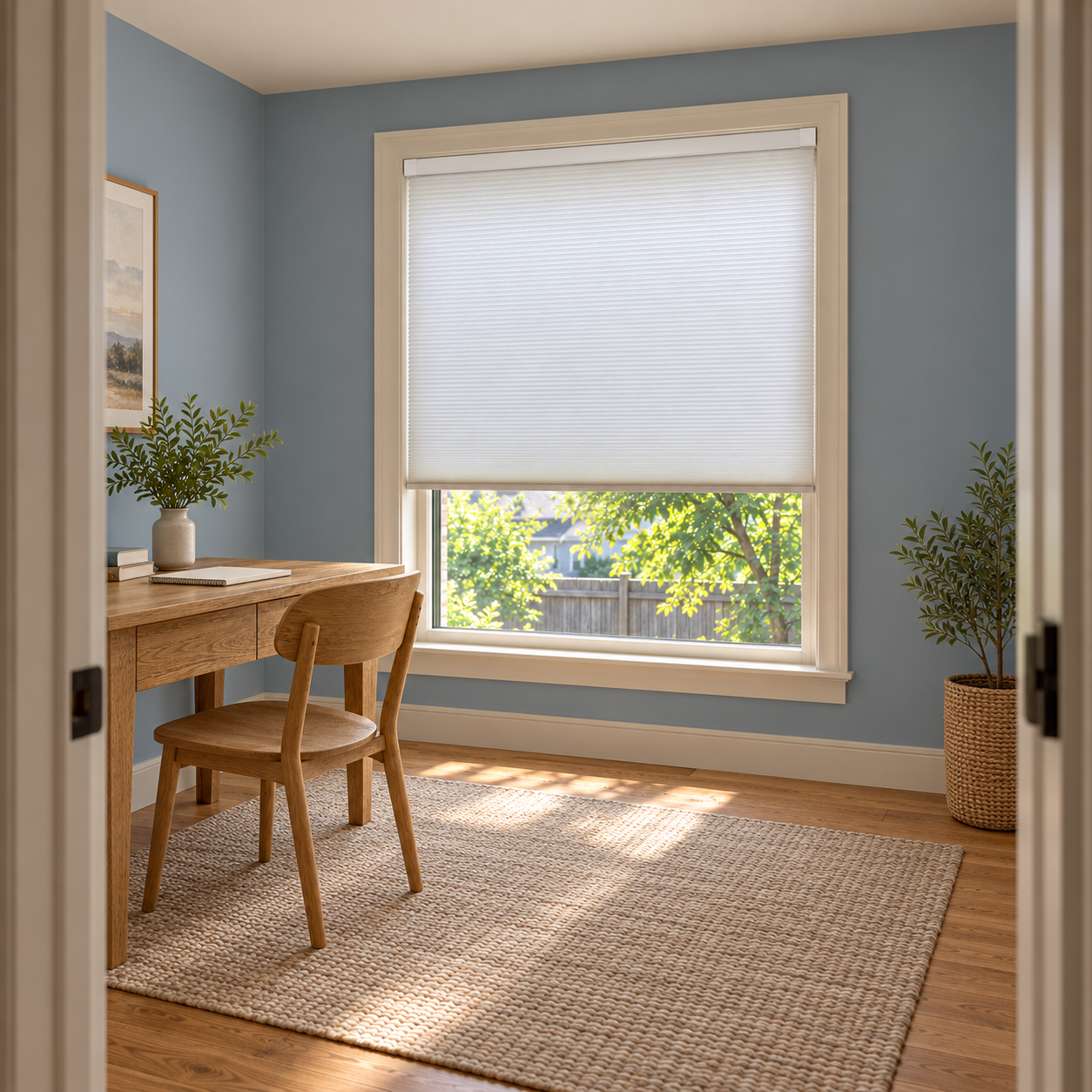 Custom No-Drill Cordless Cellular Shades Secondary image